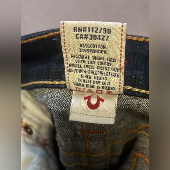 True Religion Brand Jeans Women’s size 28 Stella Skinny Dark Blue - Picture 10 of 14